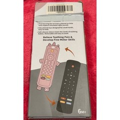 KIRALUMI Baby Remote Control Toy Silicone Teething Musical Learning Toy 6M+