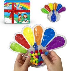 Color Sorting Sensory Toys, Fine Motor Skills Toys for Toddlers, Montessori