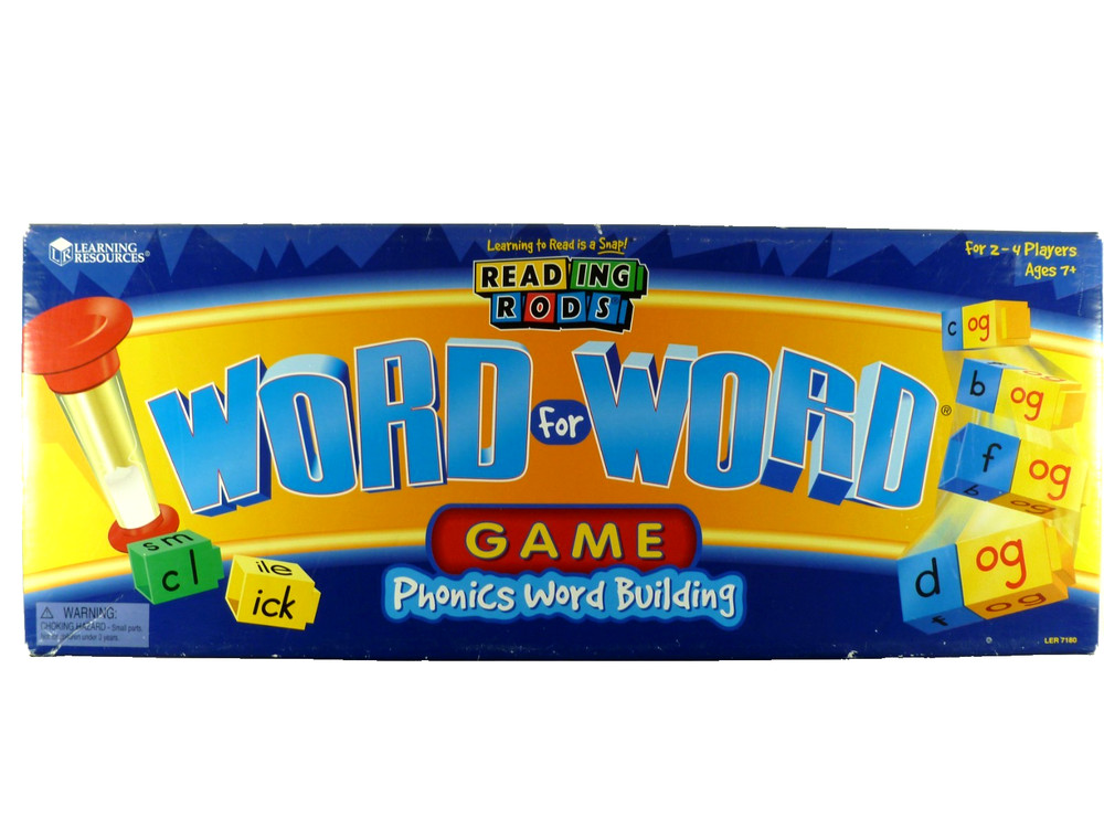 Words for Word Building Reading Game for Phonics Home School Learning Resources