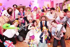 35″ Rock Star Inflatable Guitar Assorted Color for Children Party Accessories