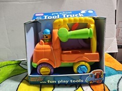 NEW Fun Time Push Along Pre-School Tool Truck 18 Months+