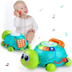 Baby Crawling Toys 6-in-1 Musical Turtle for 6-12 Months – Fun Learning Gift