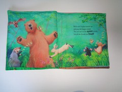 ‘Big Bear, Small Mouse’ Soft, Washable, Cloth Book for Baby / Toddler