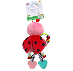Eric Carle Developmental Ladybug Plush 14″ Crib Stroller Toy Lovey NWT