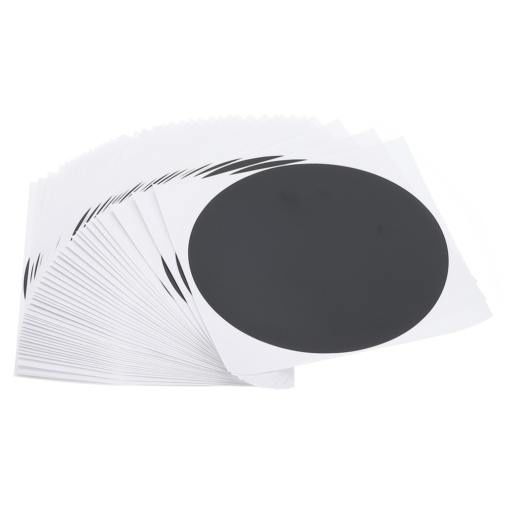 6″ Floor Stickers Classroom Decor, 60 Pcs Self Adhesive Dots Markers, Black