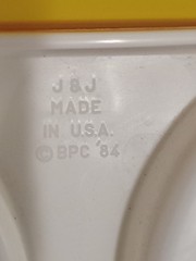 Vtg 1984 Johnson & Johnson Bathtime Water Works Toddler Toy Floating Raft Only