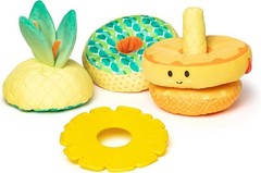Melissa & Doug Multi-Sensory Pineapple Soft Stacker -Infant Toy-6 Months
