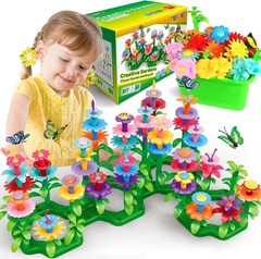 YEEBAY Flower Garden Building Toys for Girls Age 3, 4, 5, 6, 7 Year Old – STEM G
