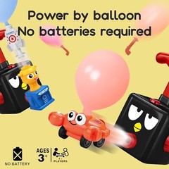 Power Balloon Car Toy for Kids Balloon Launcher Car Toy Set for Kids Science Toy