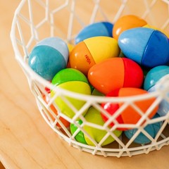 Fun with Sounds Wooden Eggs – 5 Acoustic Sounds, Made in Germany, Kids Musica…