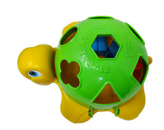 VTG Floating Shapey Turtle Baby Shape Sorter Puzzle Learning Sensory Bathtub Toy