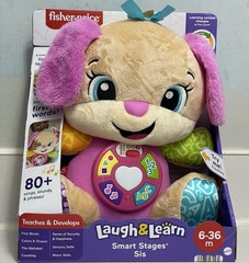 Fisher-Price Laugh & Learn Smart Stages Sis Plush Toy With Sounds 6-36 Months Ne