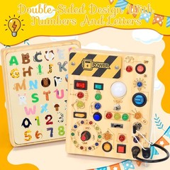 RichBoy Montessori Busy Board 37in1 LED Toy