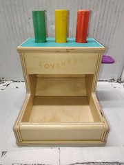 Lovevery Montessori Wooden Peg Drop Toy The Thinker 11-12 Months Baby Toddler