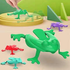 1-20pcs Jumping Frog Toy Parent-child Bounce Frogs Anxiety Toy for Kids Assorted