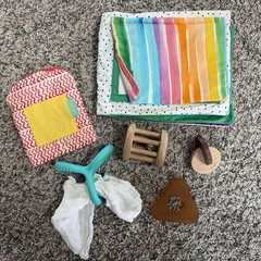 Lovevery The Charmer Play Kit 3-4 Months Montessori Baby Toy Set USED