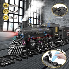 Train Set for Kids,Remote Control Locomotive Engine Under Christmas