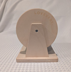 Lovevery Wooden Spinning Rainbow Drum, Montessori, 5-6 months, sensory play