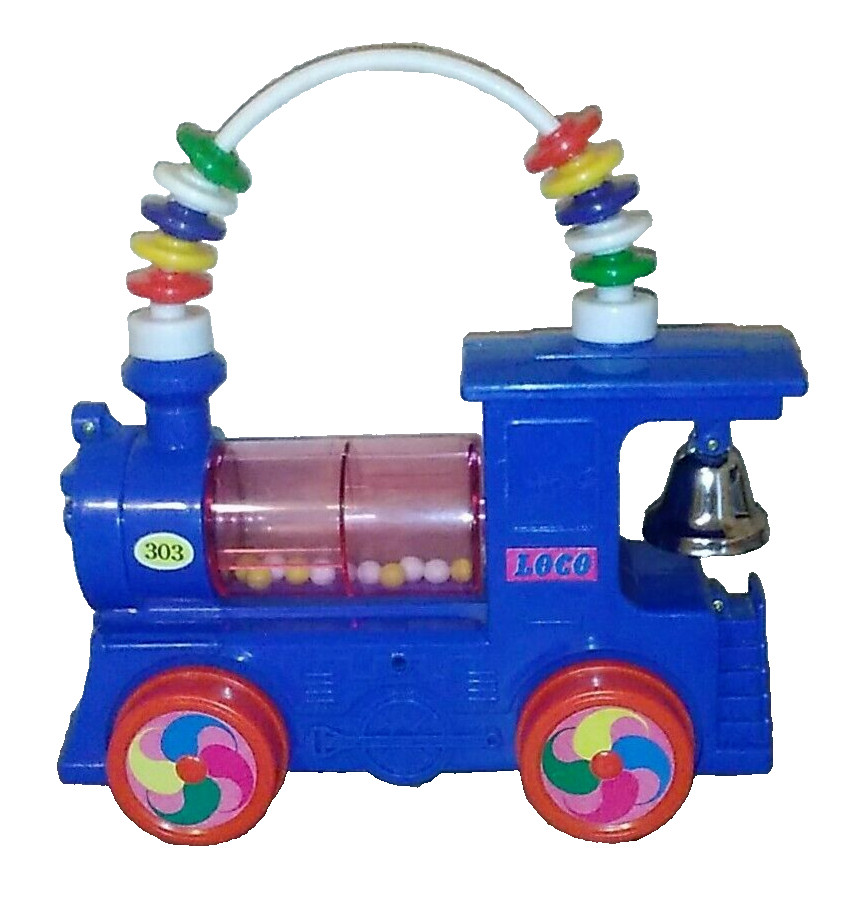 Abacus activity Push Along Educational toy train, for young Kids