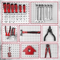Ultimate 121-Piece Pegboard Hooks Set, Pegboard Accessories with Metal Hooks,…
