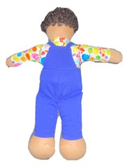 LOVEVERY Baby Avery Gender Neutral Plush Doll 12 inch Montessori Organic Cotton