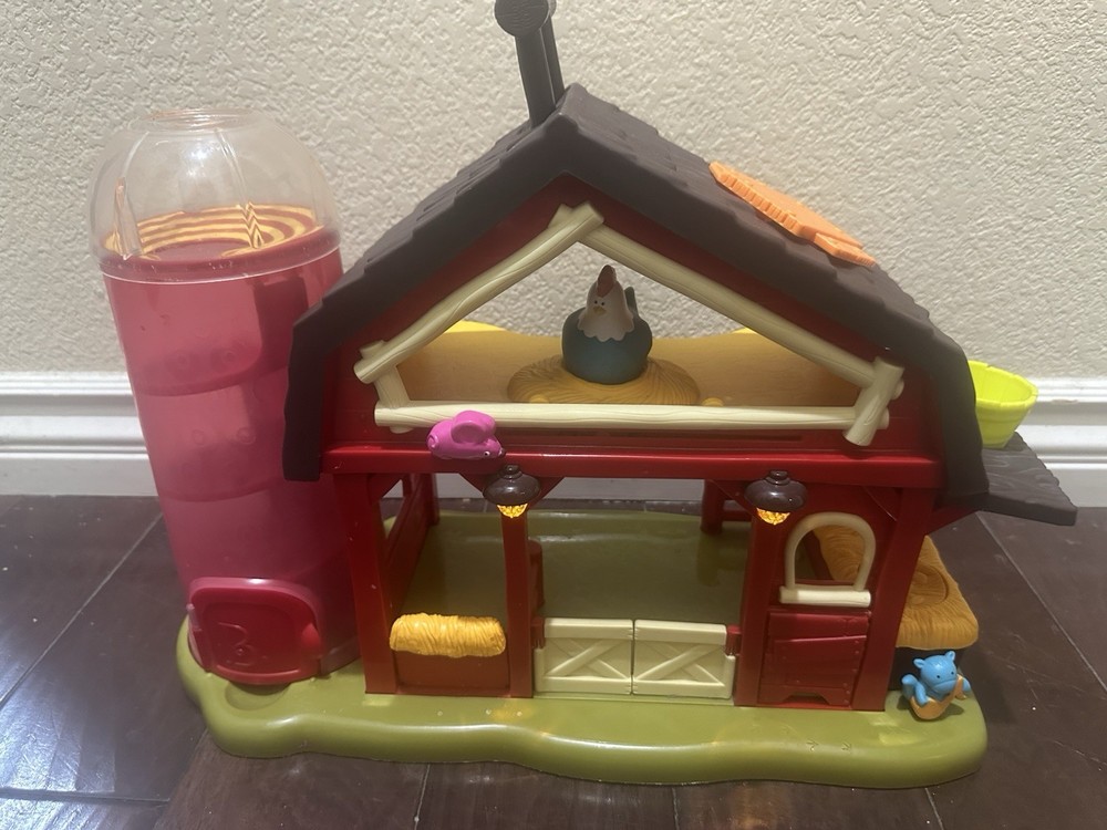 B. toys Interactive Toy Red Barn – Musical Fun Farm Baby Learning Toy W/lights