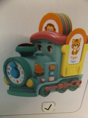 NEW! Educational Interactive Toy Train – Musical Electronic Color Blue