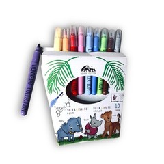 Preschool Learning Activities – Reusable Coloring Busy Book for Ages 3-5 4pc Set