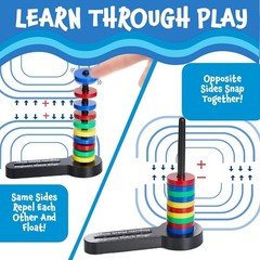 Learn Magnetism with Magnetic Match Rings – Educational Toy for Ages 3 and Up