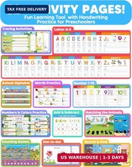 Preschool Learning Activities Kindergarten Workbooks, Toddler Busy Book Handwrit