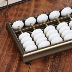17 Digits Rods Soroban Standard Abacus Chinese Japanese Calculator Counting Tool