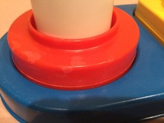 VTG. JOHNSON & JOHNSON, SORTING TODDLER BATH TOY, COMPLETE, DEVELOPMENTAL, USA