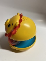 Fisher-Price Bat & Wobble Lion Infant Baby Sensory Toy With Rattle & Chime