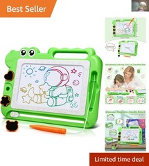 Educational Magnetic Drawing Board with Non-Toxic Stamps – Ideal Gift for Kids