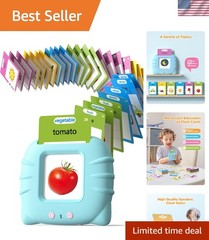224-Word Talking Flash Cards for Toddlers – Montessori Language Learning Toy