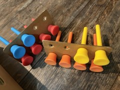 Lovevery Match And Tap Hammer Box from the Investigator Play Kit Montessori