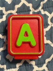 YOU PICK Vtech Replacement Letter Blocks Sit To Stand Alphabet Train 2-Sided