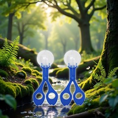 Jowxsx 2Pcs Blue Fine Motor Skill Tool, Hand-Eye Coordination Plastic