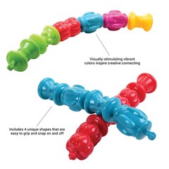 Colorful Snap Beads Set for Children and Toddlers Ages 1+, Pop Beads Arts and…