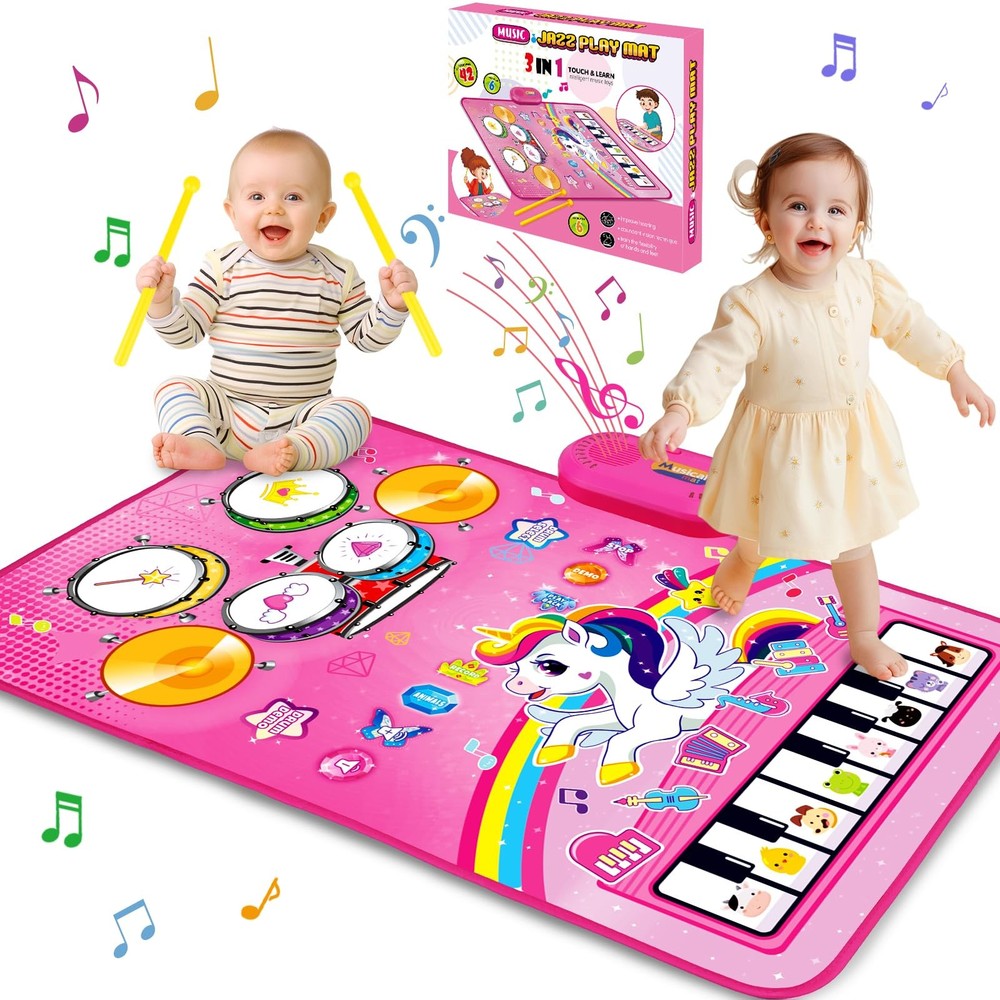 Tapete Musical Tres En Uno Con Diseno De Unicornio Para Bebes De Lujo