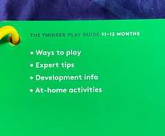 Lovevery Play Guide, The Thinker Play Kit, 11-12 Months, Montessori Toy Book