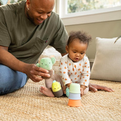 Calm Springs Nesting Rattles for Baby 3 Months & Up, Stackable Toys, BPA-Free…