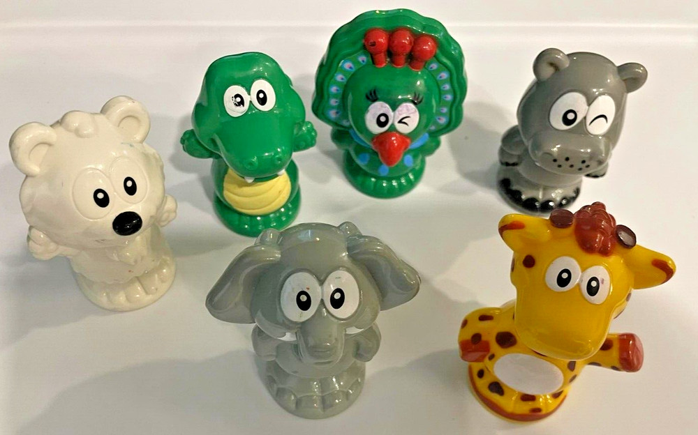 Vtech Smartville Alphabet Learning Train Replacement Animals Lot READ