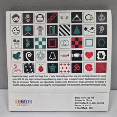 SEALED Baby Visual Stimulation Cards for Newborns | High Contrast Sensory Cards