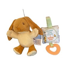 Guess How Much I Love You Gift Set Nutbrown Hare Square Squeaker Soft Baby Book