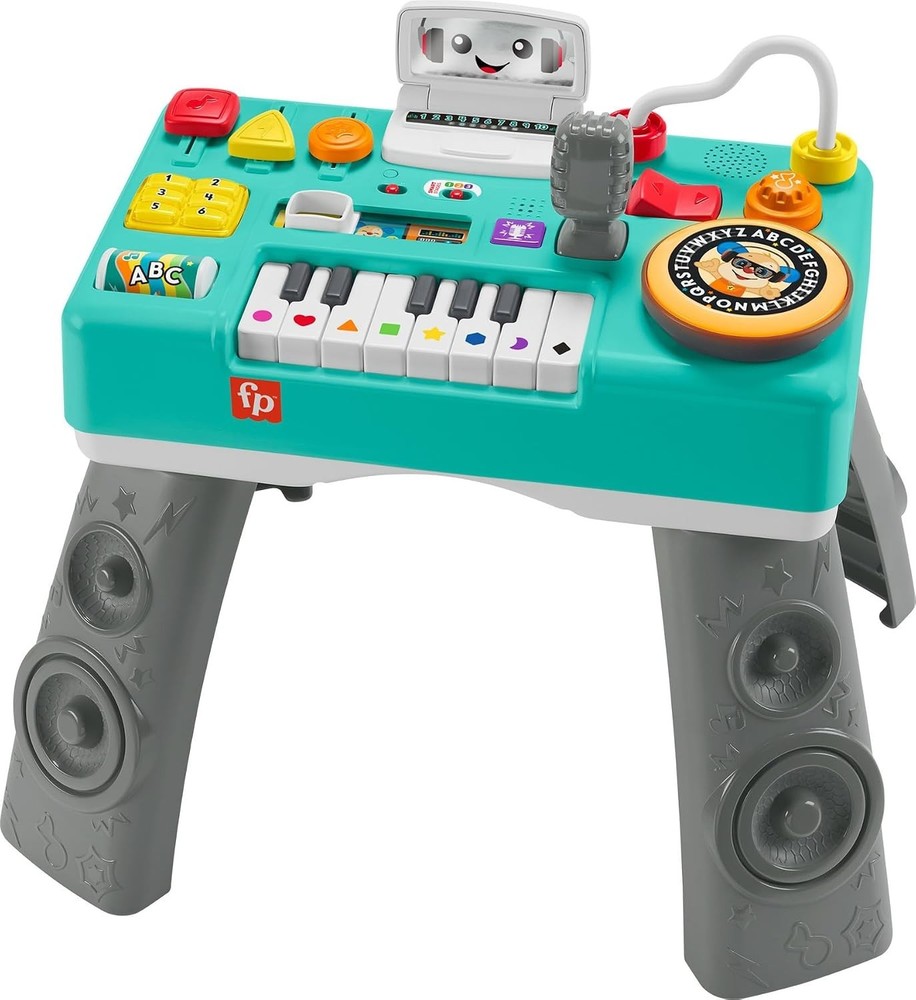 Baby & Toddler Toy Laugh&Learn DJ Table,Educational Musical Activity Center..