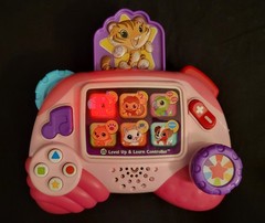 LeapFrog Level Up & Learn Controller Pink RARE VIDEO! NICE!