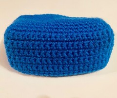 Handmade Crochet Blue Color Sorting Playset, Learning Toy, Montessori