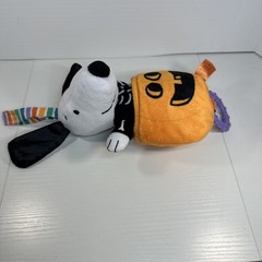Peanuts Halloween Snoopy On-The-Go Pumpkin Ziggle Toy Rattle Teether