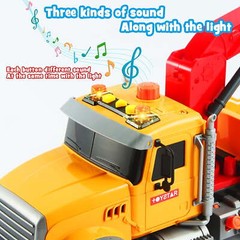 Kids Toys for 3 4 5 6 7 Years Old Boys, 15″ Large Tow Truck Toy,Friction Powered